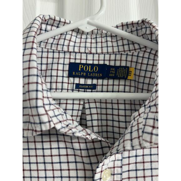 Polo Ralph Lauren Classic Fit Windowpane Check Shirt – Men’s XXL - Picture 3 of 4